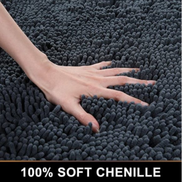 NEW! 2 Piece Chenille Bath Mat Set - Picture 5 of 6